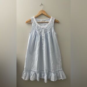 Women’s Eileen West sleeveless cotton pajama nightgown size xsmall